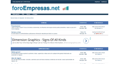 Desktop Screenshot of foroempresas.net